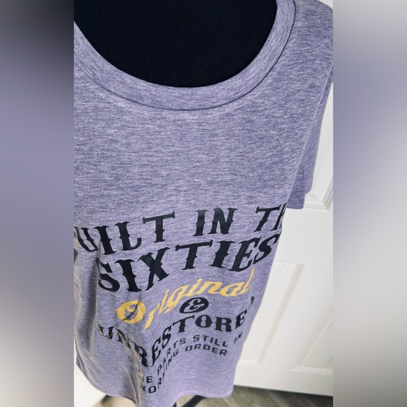 Built In The Sixties Original And Unrestored Gen X Heather Purple Shirt Sz Large - Picture 5 of 10